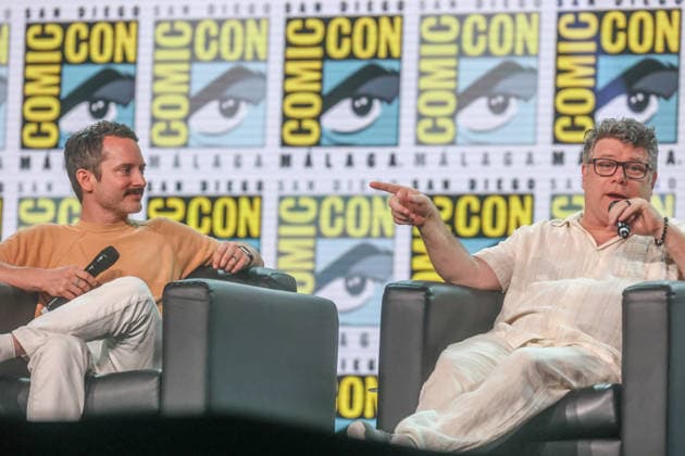 October 4, 2026: October 4, 2026 (Malaga)Elijah Wood and Sean Astin were the great stars of the Comic-Con de Mo¡laga. Actors Elijah Wood and Sean Astin, famous for their roles as Frodo and Sam in The Lord of the Rings, have brought this Sunday a bit of that Comarca of Middle-earth to the convention attended by 3000 people gathered in the room. - ZUMAc161 20261004_zap_c161_008 Copyright: xLorenzoxCarnerox