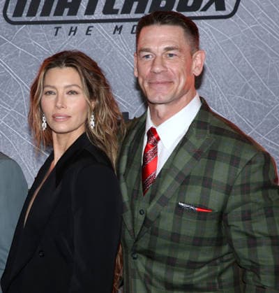 Apple Original Films Matchbox The Movie New York Premiere Jessica Biel and John Cena attending Apple Original Films Matchbox The Movie New York Premiere held at AMC Lincoln Square on October 5, 2026 in New York City, NY New York City AMC Lincoln Square NY USA Copyright: xStevenxBergman AFF-USA.COMx