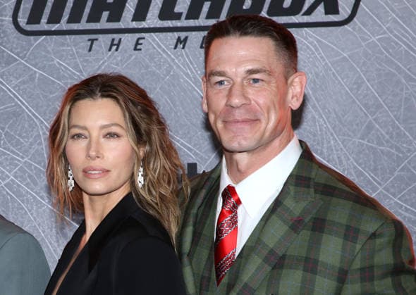Apple Original Films Matchbox The Movie New York Premiere Jessica Biel and John Cena attending Apple Original Films Matchbox The Movie New York Premiere held at AMC Lincoln Square on October 5, 2026 in New York City, NY New York City AMC Lincoln Square NY USA Copyright: xStevenxBergman AFF-USA.COMx