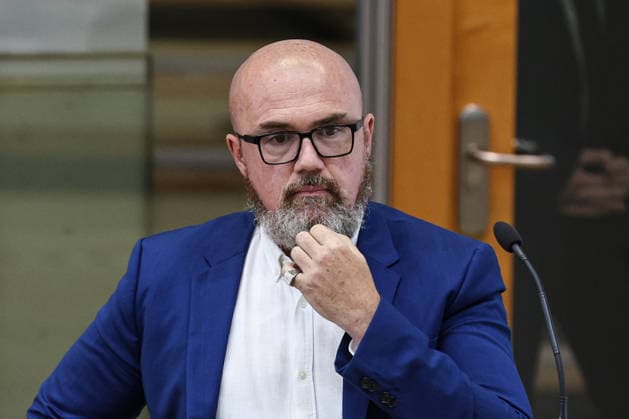AfD politician Hans-Thomas Tillschneider defends having a Russian army mug in his office; archive photos