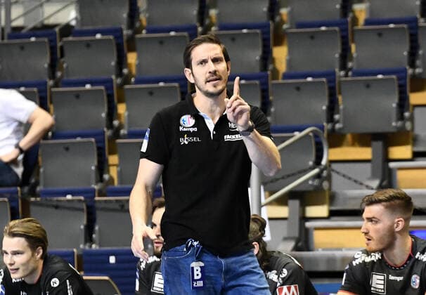 Handball, men, season 2020 2021, 1 Bundesliga 32 matchday , Füchse Berlin HC Erlangen, coach Michael Haaß HC Erlangen , 30 05 2021, Copyright: xSebastianxRäppoldx xMatthiasxKox