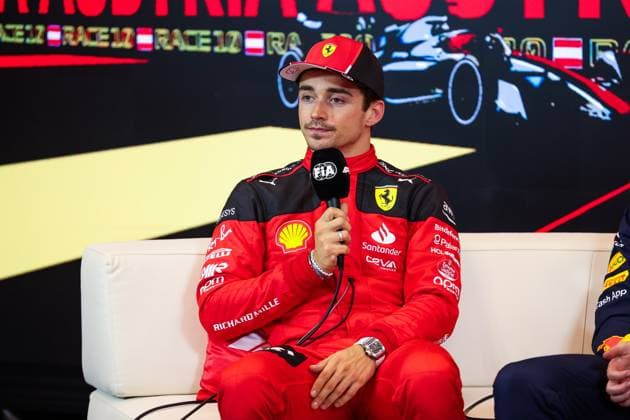 LECLERC Charles (mco), Scuderia Ferrari SF-23, portrait during the 2023 Formula 1 Rolex Grosser Preis von Osterreich, 2023 Austrian Grand Prix, 9th round of the 2023 Formula One World Championship, WM, Weltmeisterschaft from June 30 to July 2, 2023 on the Red Bull Ring, in Spielberg, Austria Copyright: xFlorentxGooden DPPI IPAxSportx x xIPAxSportx 0 IPA_IPA38978028