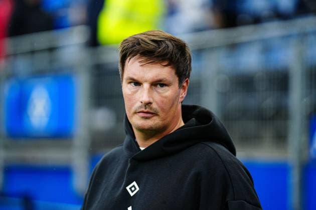 Merlin Polzin Hamburger SV, Coach GER, Hamburger SV vs FSV Mainz 05, Football, 1 Bundesliga, Matchday 6, Season 2025 2026, 05 10 2025 GER, Hamburger SV vs FSV Mainz 05, Football, 1 Bundesliga, Matchday 6, Season 2025 2026, 05 10 2025 Hamburg Copyright: xEibner-Pressefoto MarcelxvonxFehrnx EP_MFN
