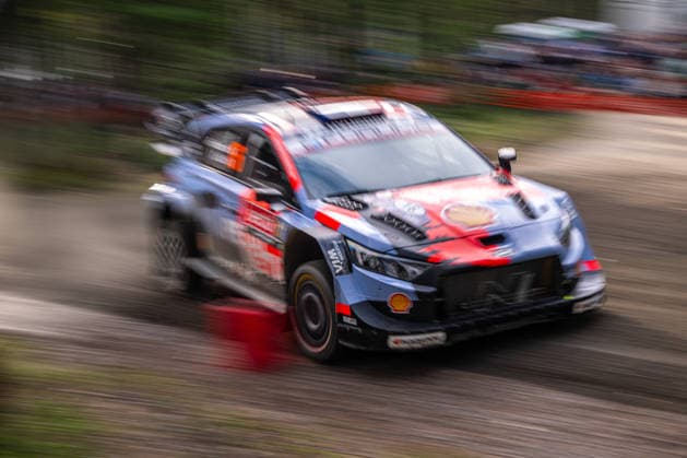IPA87154664 - Adrien Fourmaux (FRA) and Alexandre Coria (FRA) in a Hyundai i20 N Rally1 from the Hyundai Shell Mobis World Rally Team in action during the FIA WRC, Motorsport Rallye, WM SECTO RALLY FINLAND in Jyväskylä, Finland, July 30–August 2, 2026. Copyright: xFedericoxManoni IPAxSportx xx 87154664