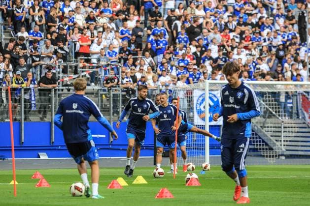 Mario Vuskovic: HSV Back in Action—Germany, Hamburg, Volksparkstadion, Soccer, Bundesliga 1, 1: Mario Vuskovic s first training session with Hamburger SV following his doping suspension