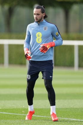 England MD-1 Training, Nations League James Trafford of England during the England MD-1 training session ahead of the 2026 27 UEFA Nations League Group A3 match vs Spain, Tottenham Hotspur Training Ground, Enfield, England on 25 September 2026 Credit: Tiego Grenho Every Second Media Editorial use only. All images are copyright Every Second Media Limited. No images may be reproduced without prior permission. Copyright: xIMAGO EveryxSecondxMediax ESM-2188-0055 TiegoxGrenhox xEveryxSecondxMediax