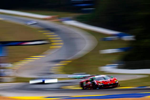 AUTO - IMSA - PETIT LE MANS 2026 21 FUOCO Antonio (ita), MANN Simon (gbr), WADOUX Lilou (fra), AF Corse, Ferrari 296 GT3 Evo, action during the 2026 Motul Petit Le Mans, 11th round of the 2026 IMSA WeatherTech SportsCar Championship, from October 1 to 3, 2026 on the Michelin Raceway Road Atlanta in Braselton, Georgia, United States of America - BraseltonUnited States Copyright: xFabrizioxBoldonix