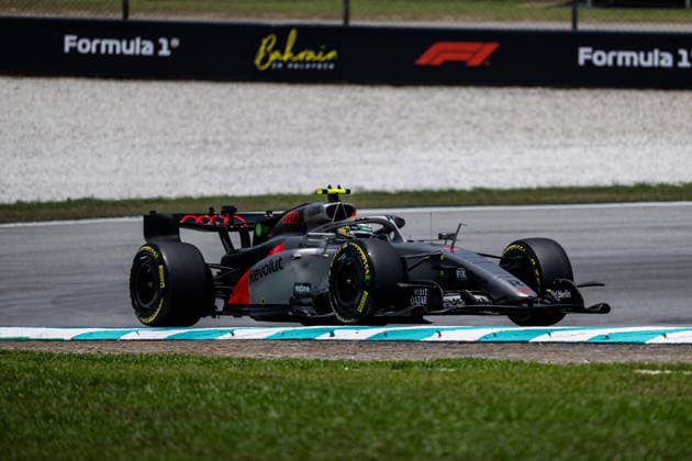 F1 - BAHRAIN GRAND PRIX IN MALAYSIA 2026 05 BORTOLETO Gabriel (bra), Audi F1 Team R26, action during the 2026 Formula 1 Bahrain Grand Prix in Malaysia, 16th round of the 2026 Formula One World Championship, WM, Weltmeisterschaft from October 2 to 4, 2026 on the Sepang International Circuit, in Sepang, Malaysia - SepangMalaysia Copyright: xALBERTOxVIMERCATIx