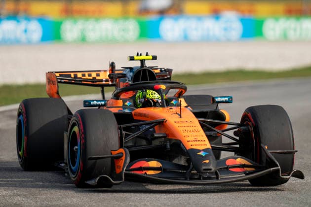 FORMULA 1 BAHRAIN GRAND PRIX IN MALAYSIA 2026 Lando Norris (GBR) 1 McLaren in practice during the Formula 1 Gulf Air Bahrain Grand Prix in Malaysia 2026, Round 16 of the 2026 Formula 1 World Championship, WM, Weltmeisterschaft from 2nd - 4th October 2026 at Sepang International Circuit, Sepang, Malaysia. Credit: Robbie Hoad Every Second Media Editorial use only. All images are copyright Every Second Media Limited. No images may be reproduced without prior permission. Copyright: xIMAGO EveryxSecondxMediax ESM-2195-0283 RobbiexHoadx xEveryxSecondxMediax