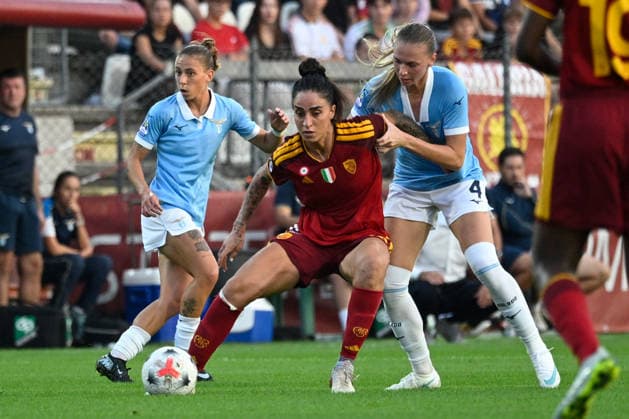 IPA89266071 - Martina Piemonte of A.S. Roma Femminile during the Serie A Women s match between A.S. Roma Femminile and Lazio Women at Tre Fontane Stadium in Rome on October 3, 2026. Copyright: xMarioxQuartapelle IPAxSportx xx IPA89266071