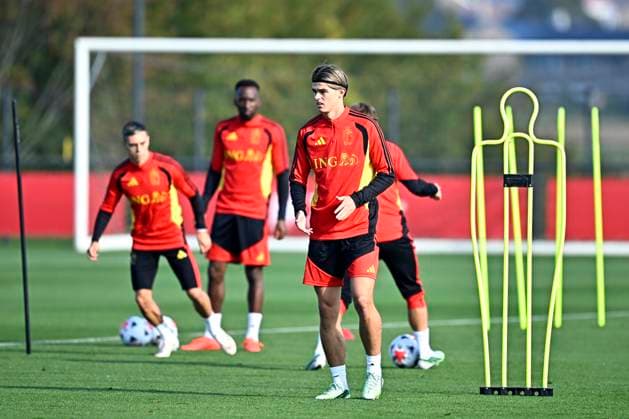 France v Belgium - UEFA Nations League 2026 Media Activities 04 10 2026 TUBIZE, BELGIUM - OCTOBER 04 : De Ketelaere Charles midfielder of Belgium pictured during a training session ahead of the UEFA Nations League tournament league phase matchday 4 group A1 match between France and Belgium on October 4, 2026 in Tubize, Belgium, 04 10 2026 Tubize Belgium Copyright: xTomasxSiskx