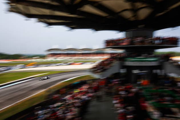 F1 - BAHRAIN GRAND PRIX IN MALAYSIA 2026 11 PEREZ Sergio (mex), Cadillac F1 Team MAC-26, action during the 2026 Formula 1 Bahrain Grand Prix in Malaysia, 16th round of the 2026 Formula One World Championship, WM, Weltmeisterschaft from October 2 to 4, 2026 on the Sepang International Circuit, in Sepang, Malaysia - SepangMalaysia Copyright: xANTONINxVINCENTx