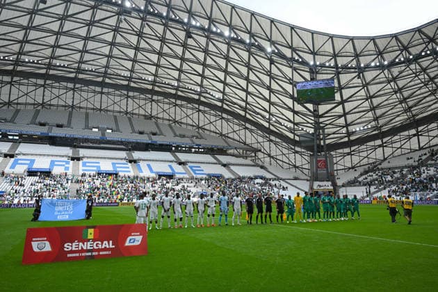 FOOTBALL : Sà nà gal VS Commores - CEPAC Velodrome - 04 10 2026 Friendly match between Senegal and the Comoros on October 4, 2026 at the CEPAC Velodrome Stadium in Marseille. MarseilleFrance Copyright: xWilliamxCannarellax