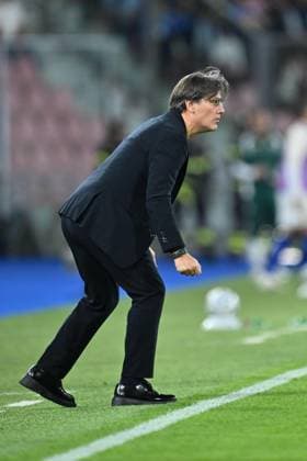 Italy v Turkiye - UEFA Nations League BOLOGNA, ITALY - OCTOBER 5: Head coach Vincenzo Montella of Turkiye follows the UEFA Nations League Group A1 match between Italy and Turkiye at Stadio Renato Dall Ara in Bologna, Italy on October 5, 2026. Mustafa Yalcin Anadolu Bologna Italy. Editorial use only. Please get in touch for any other usage. Copyright: x2026xAnadoluxMustafaxYalcinx