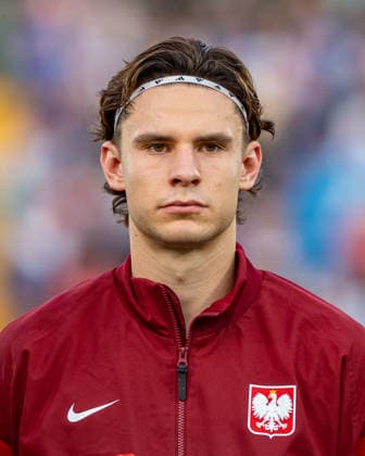 Marcel Krajewski seen during U21, U 21 U 21 U 21 U 21 2027 EURO Qualifying, EM, Europameisterschaft EM, Europameisterschaft EM, Europameisterschaft EM, Europameisterschaft game between national teams of Italy and Poland (Kazimierz Koper Ball Raw Images) Pescara Stadio Adriatico Italy Copyright: xKazimierzxKoperx KAZ_ITAvPOLu21-124