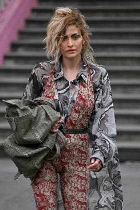 PFW Vivienne Westwood Outside Arrivals Paris Jackson arriving at the Vivienne Westwood show during Fashion Week in Paris, France on March 7, 2026. Photo by Julien Reynaud APS-Medias ABACAPRESS.COM Paris France Copyright: xReynaudxJulien APS-Medias ABACAx