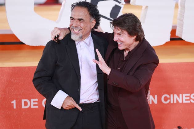 ?Tom Cruise and director Alejandro Gonzalez Inarritu attend Digger fan event in Mexico MEXICO CITY, MEXICO - SEPTEMBER 25: Mexican filmmaker Alejandro Gonzalez Inarritu (L) and US actor Tom Cruise attend a fan event for the promotion of the film Digger at Parque Toreo, in Mexico City, Mexico on September 25, 2026. This film, directed by Mexican filmmaker Alejandro Gonzalez Inarritu and starring Cruise, marks their first cinematic collaboration. Daniel Cardenas Anadolu Mexico City Mexico. Editorial use only. Please get in touch for any other usage. Copyright: x2026xAnadoluxDanielxCardenasx