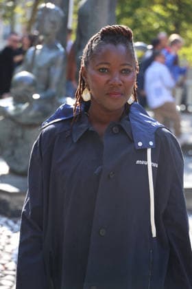 Alice Diop at the Miu Miu Women’s Ready-to-Wear Spring Summer 2027 fashion show during Paris Fashion Week (PFW) on October 4, 2026. Denis Guignebourg, Bestimage. Miu Miu Women’s’s Ready-to-Wear Collection Spring Summer 2027 at Paris Fashion Week (PFW) on October 4, 2026, Paris, France Copyright: xDenisxGuignebourgx xBestimagexDenisxGuignebourgx xBestimagex