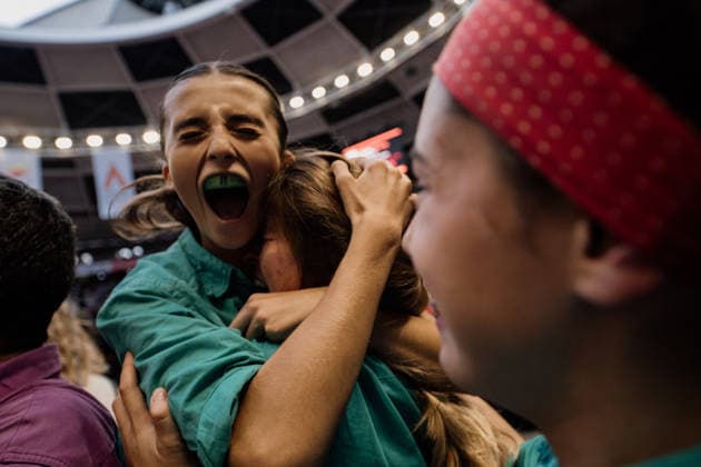 Final Day of the 30th Castells Competition in Tarragona Final Day of the 30th Castells Competition, at the CaixaBank Tàrraco Arena, on October 4, 2026, in Tarragona, Catalonia, Spain. The Castells Competition is a performance featuring human towers by the best colles (human tower groups) in Catalonia, held every two years, at the former bullring, the site where the first edition was held in 1932. OCTOBER 4, 2026 Tarragona Catalonia Tarragona Catalonia Spain Copyright: xLaiaxSolanellasx 7821109