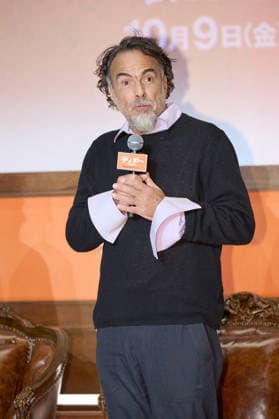 Director Alejandro Gonzalez Inarritu attends the press conference for his movie Digger at Roppongi Hills, Tokyo, Japan on October 5, 2026. The movie opens in Japan on October 9. aflo_353465788