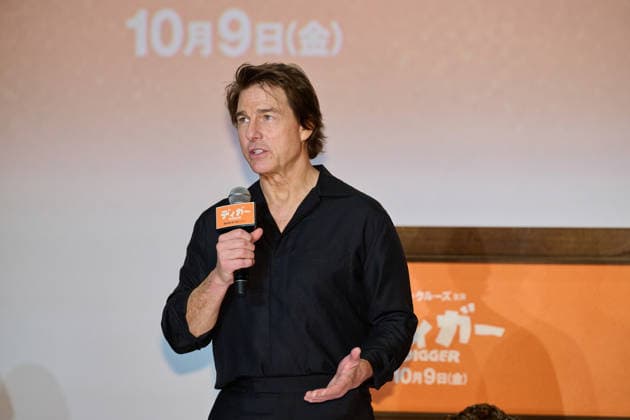 Tom Cruise attends the press conference for his movie Digger at Roppongi Hills, Tokyo, Japan on October 5, 2026. The movie opens in Japan on October 9. aflo_353483246