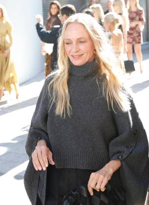 Uma Thurman at the Zimmermann Women’s Ready-to-Wear Spring Summer 2027 Collection fashion show during Paris Fashion Week on October 5, 2026. Christophe Aubert, Bestimage. Celebrities at the Zimmermann Women’s Ready-to-Wear Spring Summer 2027 Collection fashion show during Paris Fashion Week, October 5, 2026, Paris, France Copyright: xChristophexAubertx xBestimagexChristophexAubertx xBestimagex