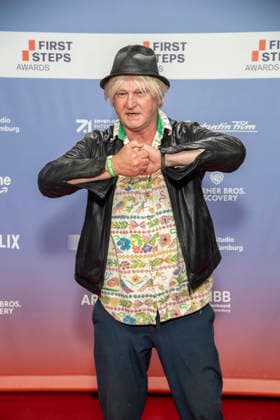 ABB FIRSTSTEPS: Detlev Buck appears on the red carpet at the 2026 FIRST STEPS Awards ceremony at the Theater des Westens on October 5, 2026, in Berlin, Germany