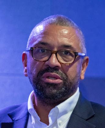 October 6, 2026, Birmingham, United Kingdom: Mayor candidate of London, Sir James Cleverly delivers a keynote policy speech on housing development and planning inside the auditorium at the Conservative Party Conference. Cleverly outlined proposals targeting homes affordability, brownfield regeneration, infrastructure zoning, and reforms to the London Plan. Birmingham United Kingdom - ZUMAs197 20261006_aaa_s197_054 Copyright: xGaryxRobertsx