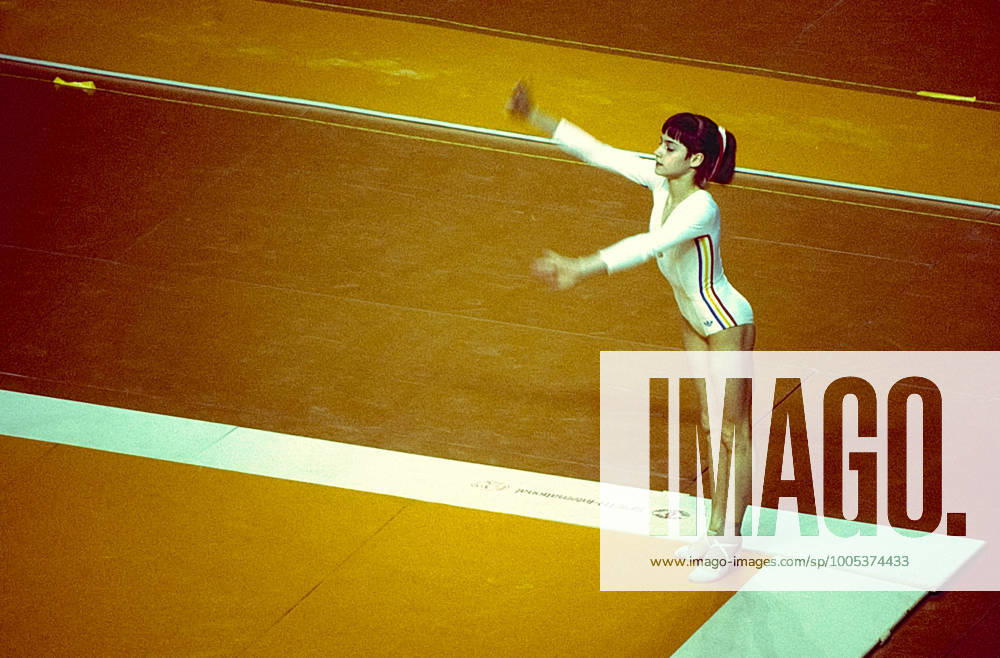 Gymnastics Nadia Comanici Nadia Comaneci (ROM) performs at the 1976 Olympic Summer Games, Montreal, Canada Montreal Quebec Canada