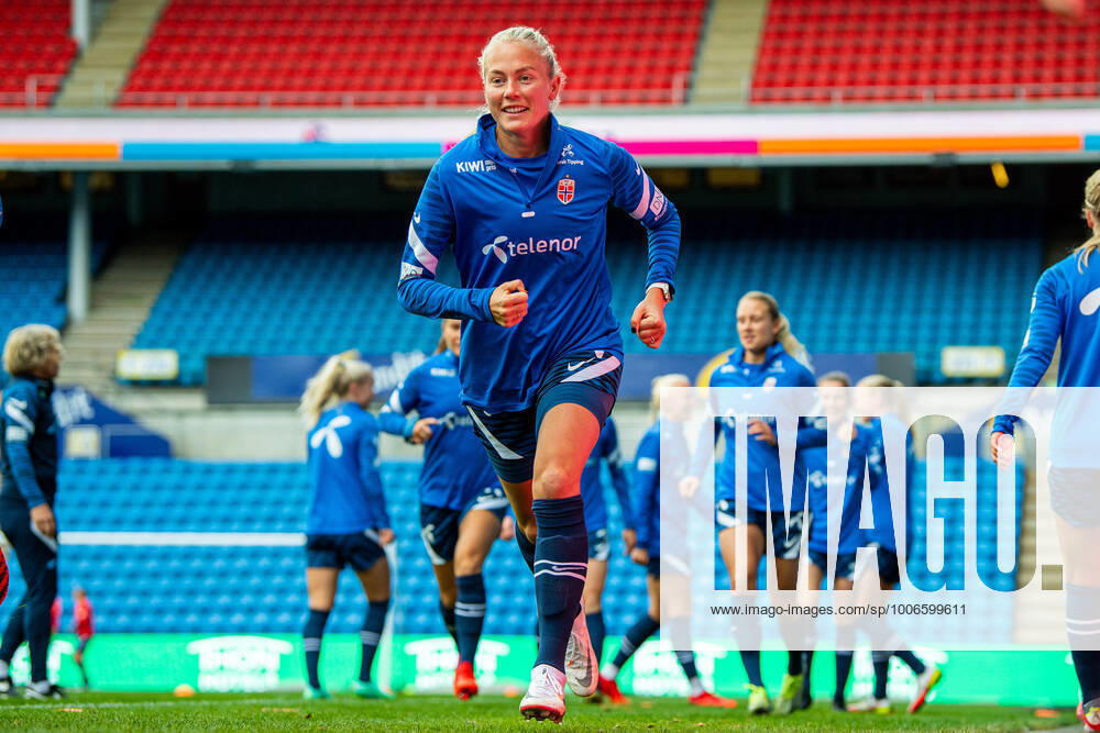 Guro Bergsvand of the Norwegian women s national football team during a training session on September 15, 2021 in Oslo Photo Vegard Wivestad Grott BILDBYRAN kod VG VG0167 fotboll football soccer fotball vm kval kval fifa women s world cup qualifier qualifier träning practice training training norge norway dam bbeng,