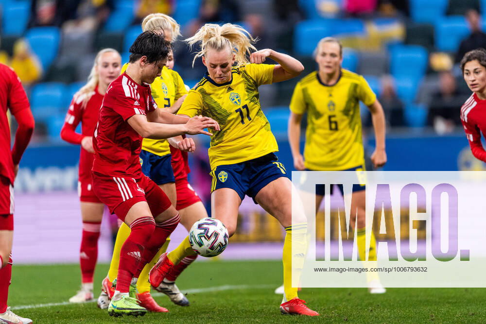 Stina Blackstenius of Sweden during the FIFA Women s World Cup Qualifier football match between Sweden and Georgia on September 21, 2021 in Göteborg Photo Mathias Bergeld BILDBYRAN COP 200 CS0214 fotboll football soccer fotball vm kval kval fifa women s world cup qualifier qualifier sverige sweden georgien georgia dam bbeng,