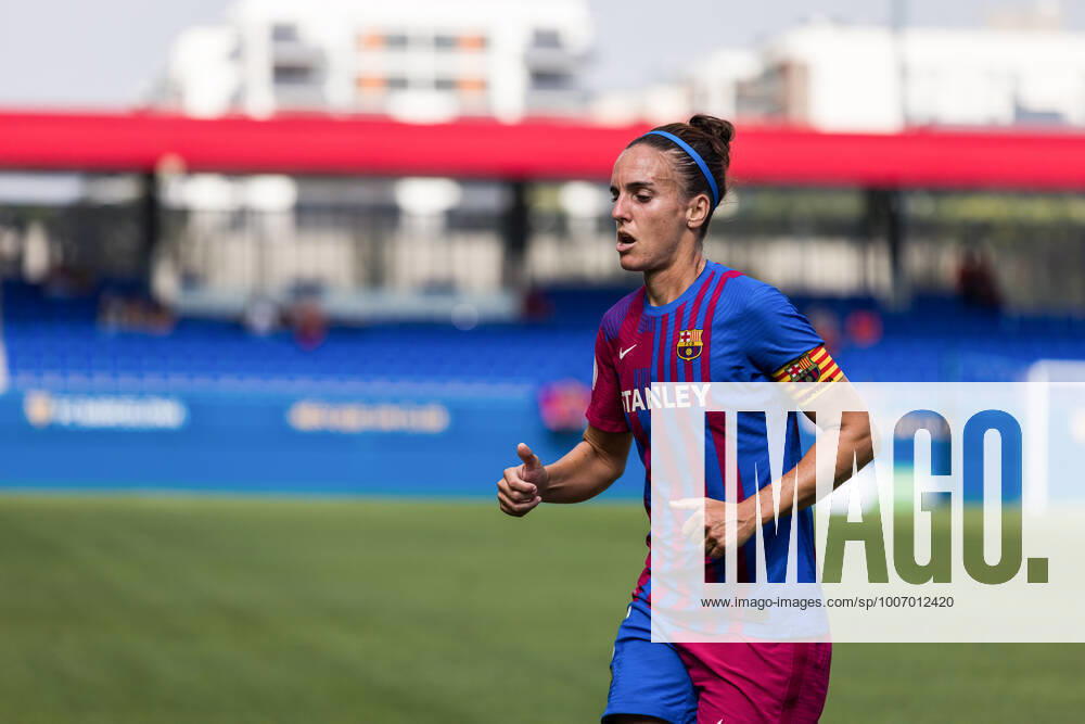 Melanie Serrano of FC Barcelona, Barca Femeni in action during the Liga Iberdrola match between FC Barcelona Femeni and Deportivo Alaves Femenino at Johan Cruyff Stadium on October 02, 2021 in Sant Joan Despi, Barcelona, Spain. Sant Joan Despi Spain - ZUMAa181 20211002_zaa_a181_023