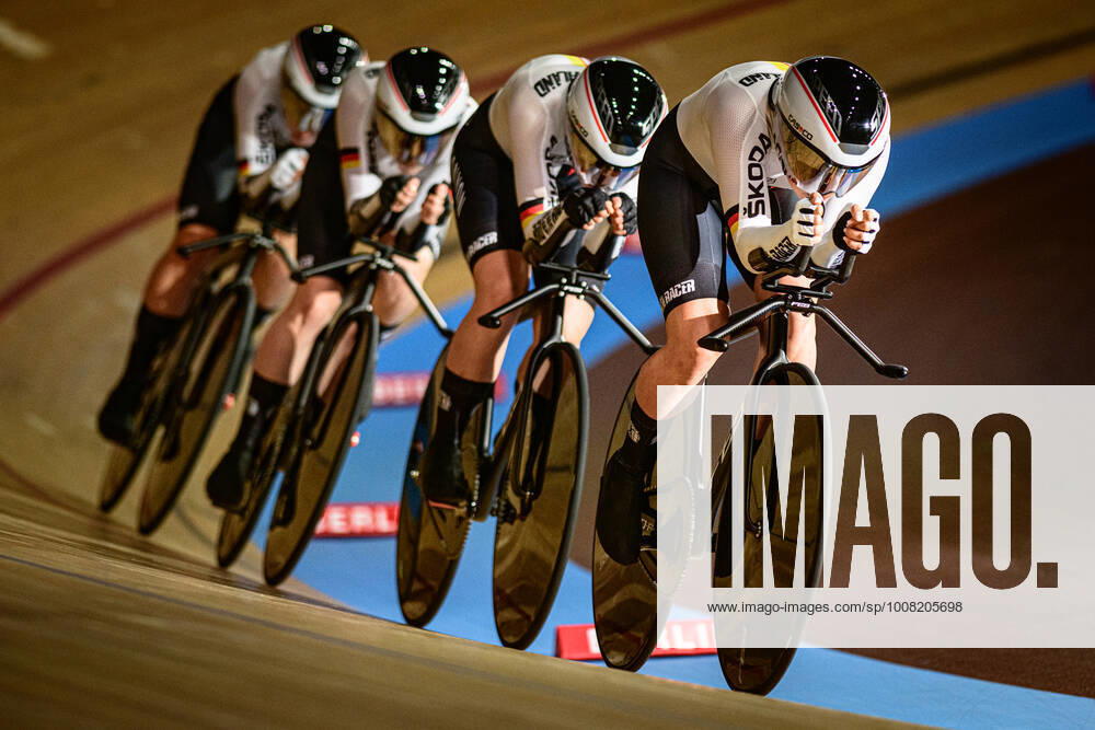 Germany UCI Track Cycling World Championships 2020 STOCK Gudrun KLEIN Lisa BRENNAUER Lisa BRAUßE Franziska GER Team Germany Landscape horizontal Landscape Event Event UCI Track Cycling World Championships 2020 Track Cycling World Championships Berlin Category Category Cycling Track Cycling World Championships Elite Women Location Place Europe Germany Berlin Velodrom Berlin Discipline Team Pursuit Distance 4000 m Date Date 26 02 2020 Wednesday Day 1