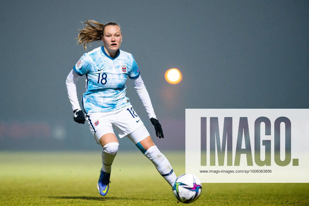 Frida Maanum of Norway during the FIFA Womens World Cup Qualifier football match between Armenia and Norway on November 30, 2021 in Yerevan Photo Vegard Grott BILDBYRAN kod VG VG0208 bbeng fotball soccer football fotboll fifa world cup qualifiers vm qualification kvinnor vm kvalik landskamp dam norge norway armenia jerevan,
