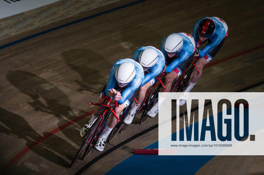 Canada UCI Track Cycling World Championships 2019 LAMOUREUX Jay JAMIESON Adam FOLEY Michael GEE Derek CAN Canada Landscape horizontal Landscape Event Event UCI Track Cycling World Championships 2019 Track Cycling World Championships Pruszkow Category Category Cycling Track Cycling World Championships Elite Men Location Place Europe Poland Pruszkow BGZ Arena Discipline Team Pursuit Distance 4000 m Date Date 27 02 2019 Wednesday Day 1