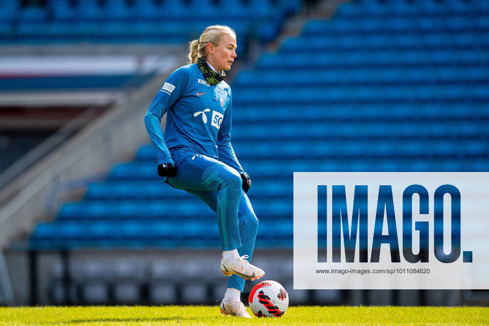 Guro Bergsvand of the Norwegian women s national football team during a training session on April 5, 2022 in Oslo Photo Vegard Grott BILDBYRAN kod VG VG0259 bbeng fotboll football soccer fotball vm kval kval fifa women s world cup qualifier qualifier träning practice training training norge norway Lady,