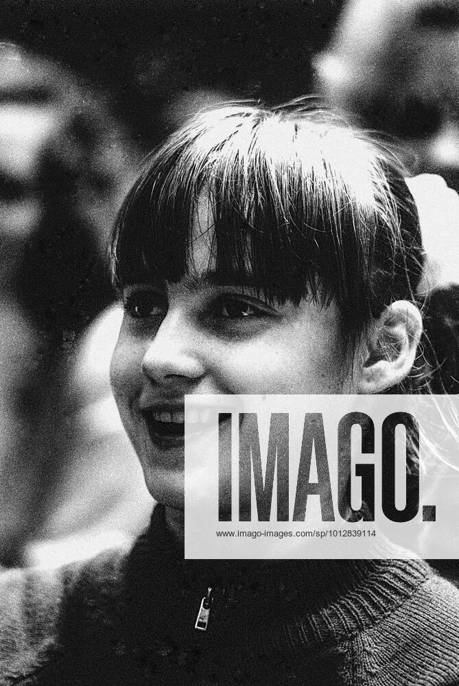 GYMNATICS Nadia Comanici Nadia Comanici (ROM) cometing at the 1976 American Cup New York Madison square Garden NY United States