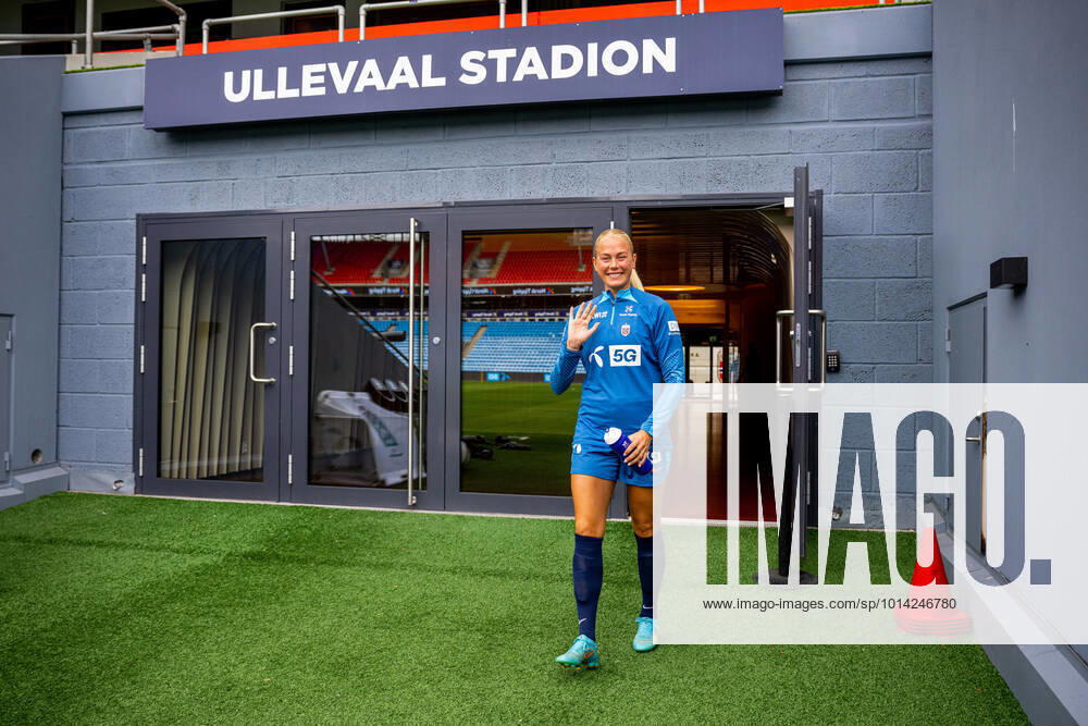 Guro Bergsvand of the Norwegian womens national football team during a training session on August 30, 2022 in Oslo Photo Vegard Grott BILDBYRAN code VG VG0342 bbeng fotbol football soccer fotball vm kval kval fifa womens world cup qualifier qualifier training practice training training norge norway Lady,