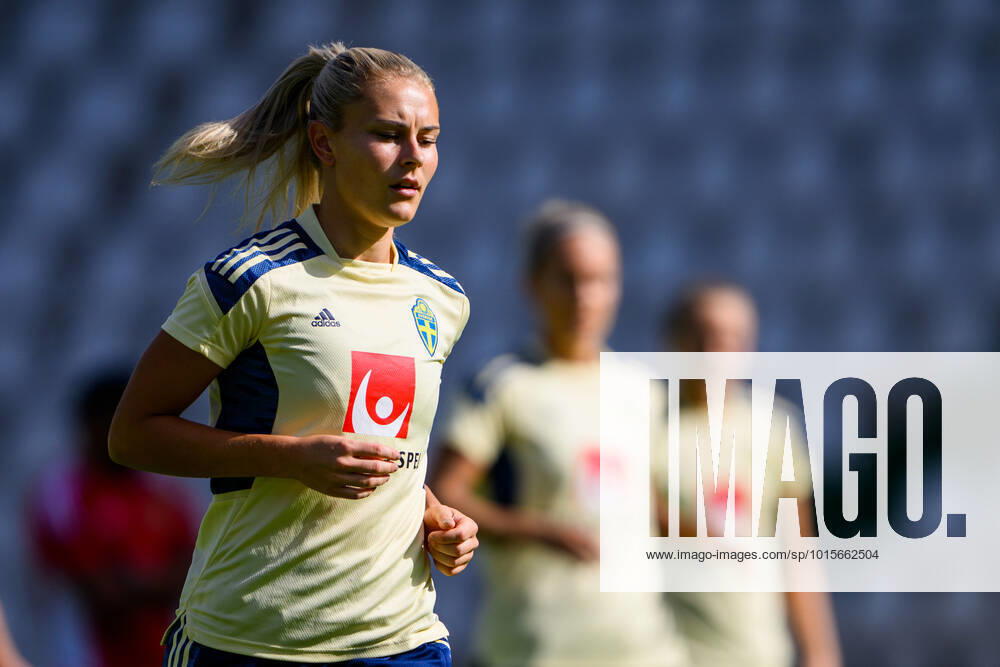 Amanda Nilden of the Swedish womens national football team at a training session on October 6, 2022 in Cordoba Photo Ludvig Thunman BILDBYRAN code LT LT0421 football football soccer fotball training practice training sweden sweden lady bbeng,