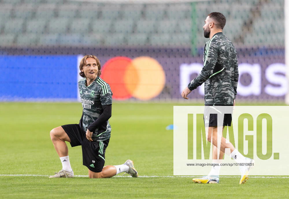 Real Madrid Training Session And press conference, PK, Pressekonferenz Luca Modric (Real),Dani Carvajal (Real) during the training session and press conference of Real Madrid in Warsaw, Poland, on October 10, 2022. Warsaw Poland
