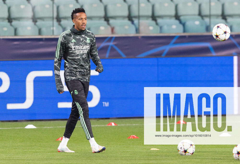 Real Madrid Training Session And press conference, PK, Pressekonferenz Eder Militao (Real) during the training session and press conference of Real Madrid in Warsaw, Poland, on October 10, 2022. Warsaw Poland
