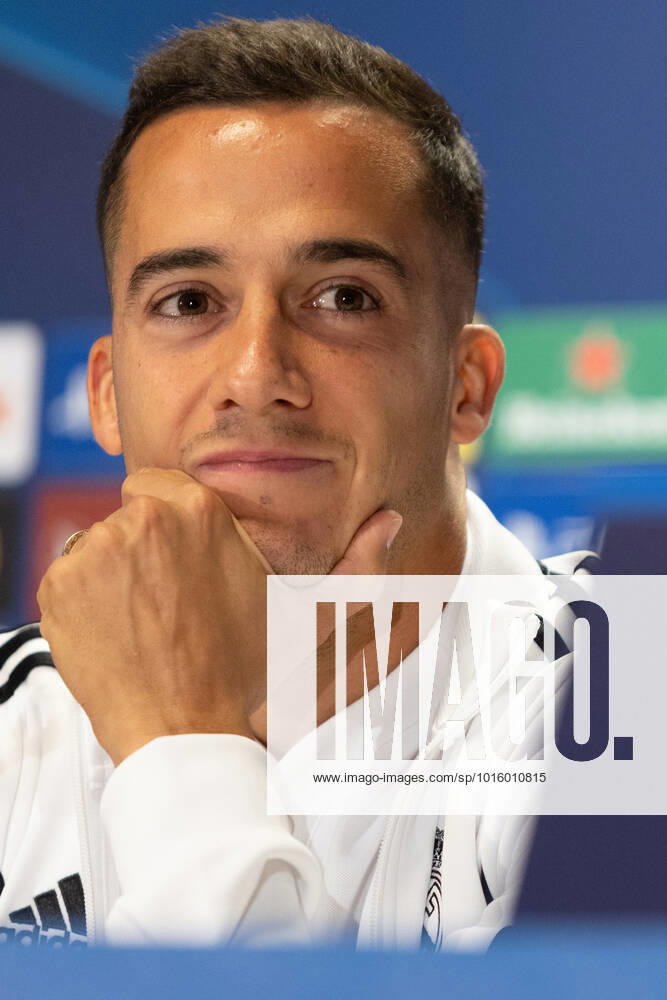 Real Madrid Training Session And press conference, PK, Pressekonferenz Lucas Vazquez (Real) during the training session and press conference of Real Madrid in Warsaw, Poland, on October 10, 2022. Warsaw Poland