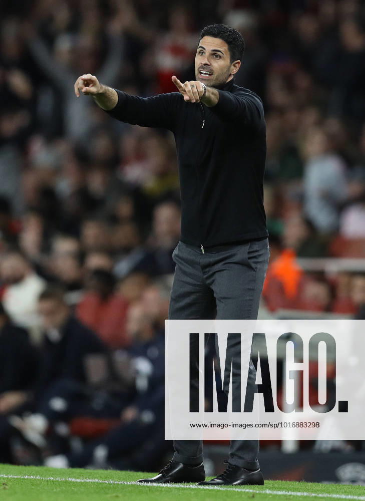 London, England, 20th October 2022. Mikel Arteta, Manager of Arsenal during the UEFA Europa League match at the Emirates Stadium, London. Picture credit should read: Paul Terry Sportimage . SPI-1970-0061