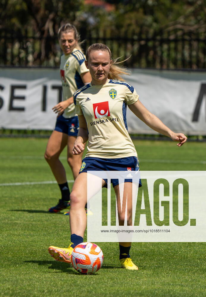 Matilda Vinberg of the Swedish womens national football team during a training session on November 9, 2022 in Melbourne Photo Mark Dadswell BILDBYRAN COP 334 XX0021 bbeng football football soccer fotball womens training practice training sweden sweden,