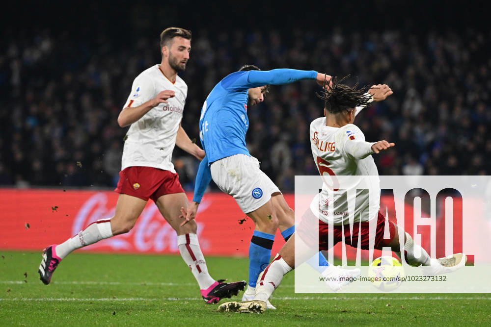 Ci Napoli 29 01 2023 - campionato di calcio serie A Napoli-Roma foto Carmelo Imbesi Image nella foto: gol Diego Simeone