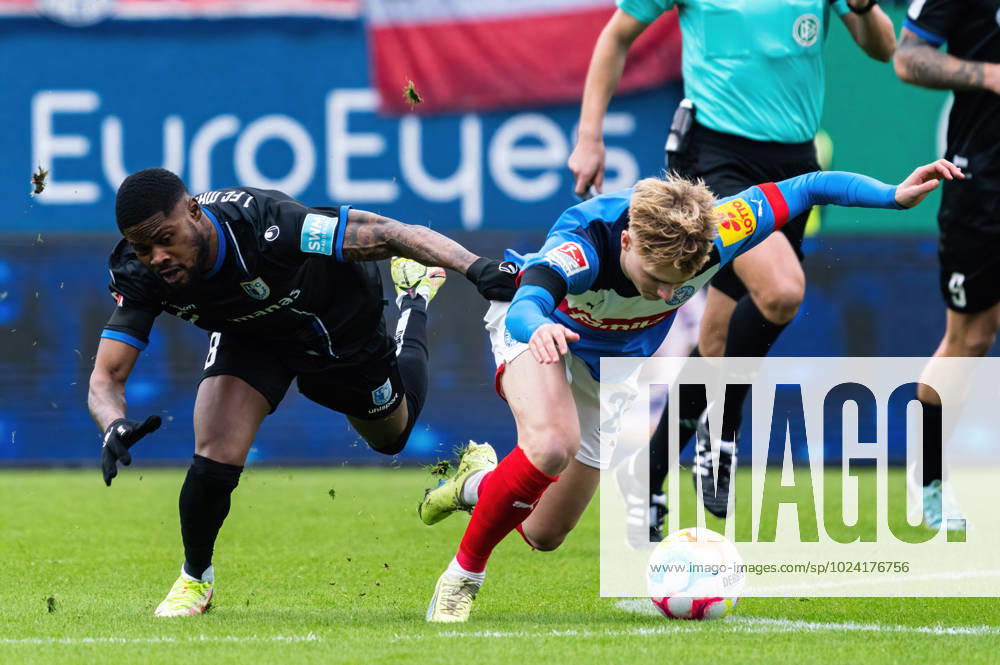 Moritz Broni Kwarteng 1 FC Magdeburg 8 fouls Finn Porath Holstein Kiel 27 Holstein Kiel vs 1 FC Magdeburg, Football, 2 Bundesliga, Matchday 20, Season 2022 23, 11 02 2023 DFL REGULATES PROHIBIT ANY USE OF PHOTOGRAPHS AS IMAGE SEQUENCES AND OR QUASI VIDEO Press Photo Marcel von Fehrn Holstein Kiel vs 1 FC Magdeburg, Football, 2 Bundesliga, Matchday 20, Season 2022 23, 11 02 2023 Kiel