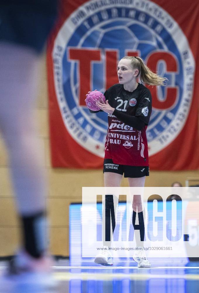 Handball Frauen 1. Bundesliga Frauen Saison 2022-2023 Salzhalle 22. Spieltag Thueringer HC - Neckarsulmer Sport-Union im Foto: Annika Lott 21 (Thüringer HC) ( Deutschland Thueringen Bad Langensalza