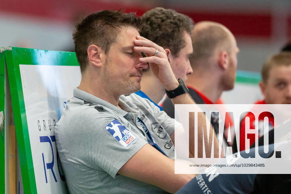 Carsten Lichtlein MT Melsungen, goalkeeper coach GER, GWD Minden vs MT Melsungen, handball, 1 Bundesliga, 30 Spieltag, Spielzeit 2022 2023, 14 05 2023 GER, GWD Minden vs MT Melsungen, handball, 1 Bundesliga, 30 Spieltag, Spielzeit 2022 2023, 14 05 2023 Luebbecke