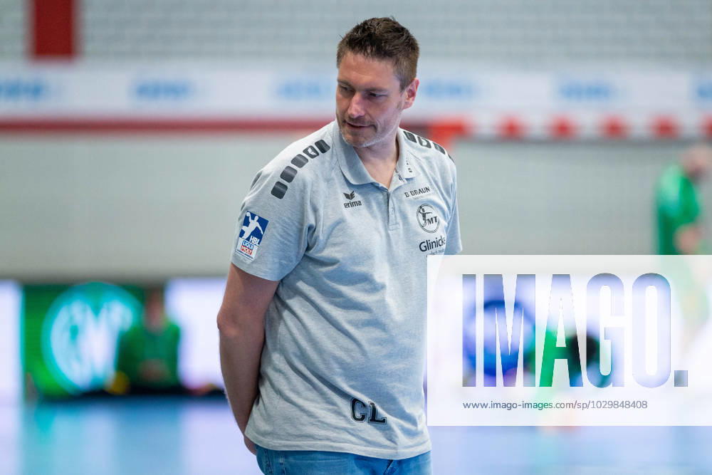 Carsten Lichtlein MT Melsungen, goalkeeper coach GER, GWD Minden vs MT Melsungen, handball, 1 Bundesliga, 30 Spieltag, Spielzeit 2022 2023, 14 05 2023 GER, GWD Minden vs MT Melsungen, handball, 1 Bundesliga, 30 Spieltag, Spielzeit 2022 2023, 14 05 2023 Luebbecke