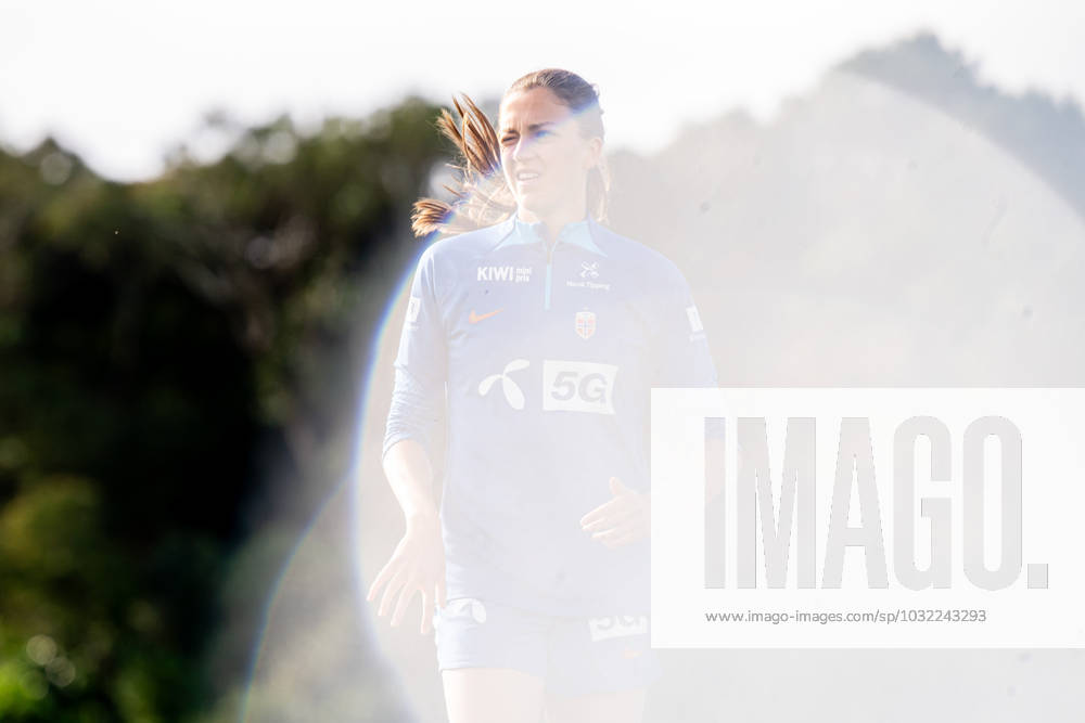 Emma Stolen Godo of the Norwegian women?s national football team at a training session during the FIFA Women s World Cup on July 23, 2023 in Auckland Photo Vegard Grott BILDBYRAN code VG VG0491 bbeng fotball fotboll fotboll norge norway a kvinner dam fotbolls vm fotball vm kvinner världsmästerskap vm fifa womens world cup träning practice training day 4